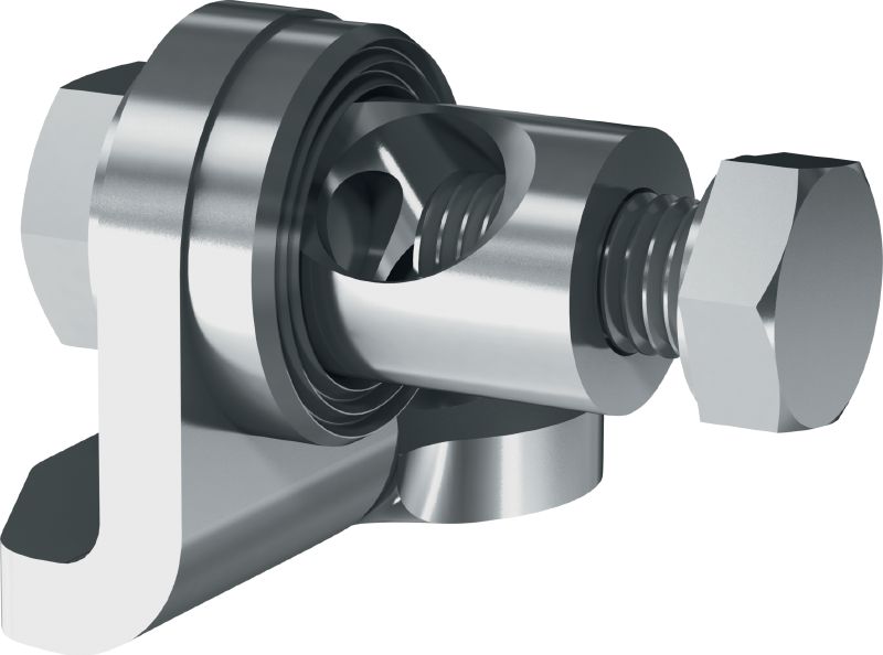 MQS-AP Seismic rod hinge Galvanised threaded rod hinge for seismic bracing of MEP support structures