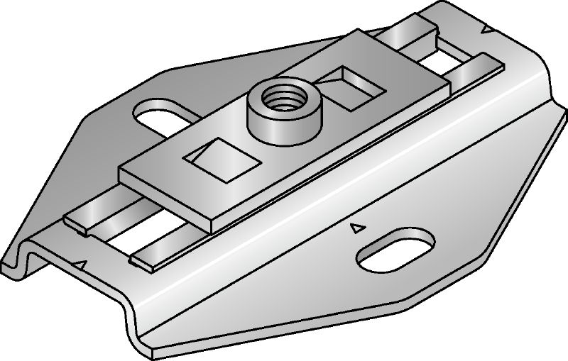 MSG-L 1.2 Premium galvanised slide connector for light-duty heating and refrigeration applications