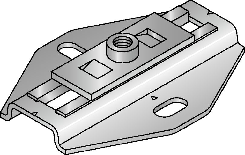 MSG-L 1.2 Premium galvanised slide connector for light-duty heating and refrigeration applications