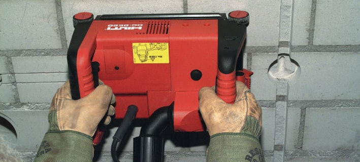 Hilti wall chaser with deals dust extractor